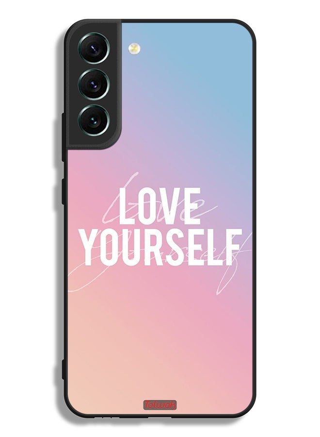 Tolwak Samsung Galaxy S22 Plus 5G Protective Case Cover Love Yourself - Image 3