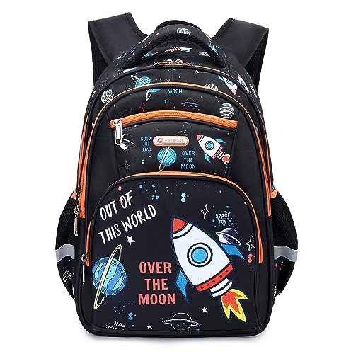 Cusangel Kids Backpack Boys, Elementary Kindergarten Preschool School Bag 16 inch Multifunctional Cute Large Capacity - Image 1