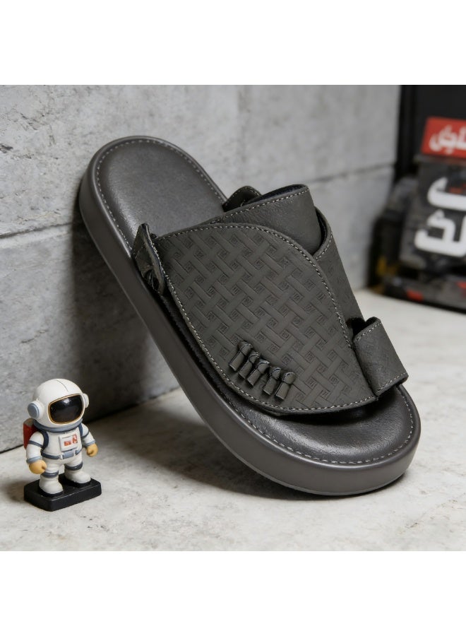 Arab-Style Men's Flat Comfortable Slippers, Casual Easy-To-Wear Slippers, Uniquely Designed Slippers - Image 4