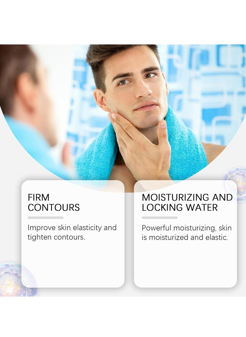 East Moon - Men's Essential Skincare Gift Set - Gentle Cleansing, Deep Moisturizing, & Nourishing, Comprehensive Set with Facial Cleanser, Scrub, Serum, Eye Cream, & Moisturizer for Firmer, Brighter, Smooth Skin - Image 1