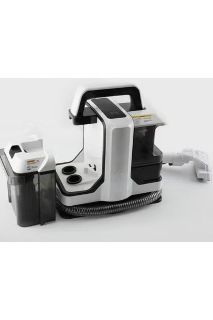 دي اس بي مكنسة كهربائية محمولة للتنظيف العميق للكنب والحيوانات الأليفة ومقاعد السيارة المسطحة والسفر بمحرك قوي بقوة 450 وات مع خزانين مياه منفصلين، أحدهما بسعة 850 مل والآخر بسعة 1080 مل إصدار محدث (أبيض) - Image 2