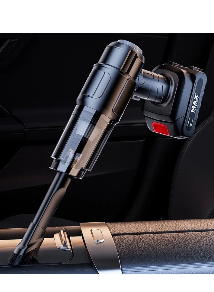 إلترازون Portable Handheld Car Vacuum Cleaner – Wireless High-Power Lithium Battery with Replaceable Filter Design - Image 4