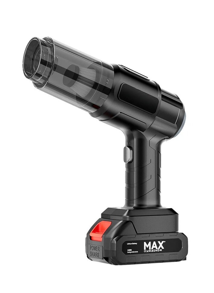 إلترازون Portable Handheld Car Vacuum Cleaner – Wireless High-Power Lithium Battery with Replaceable Filter Design - Image 2