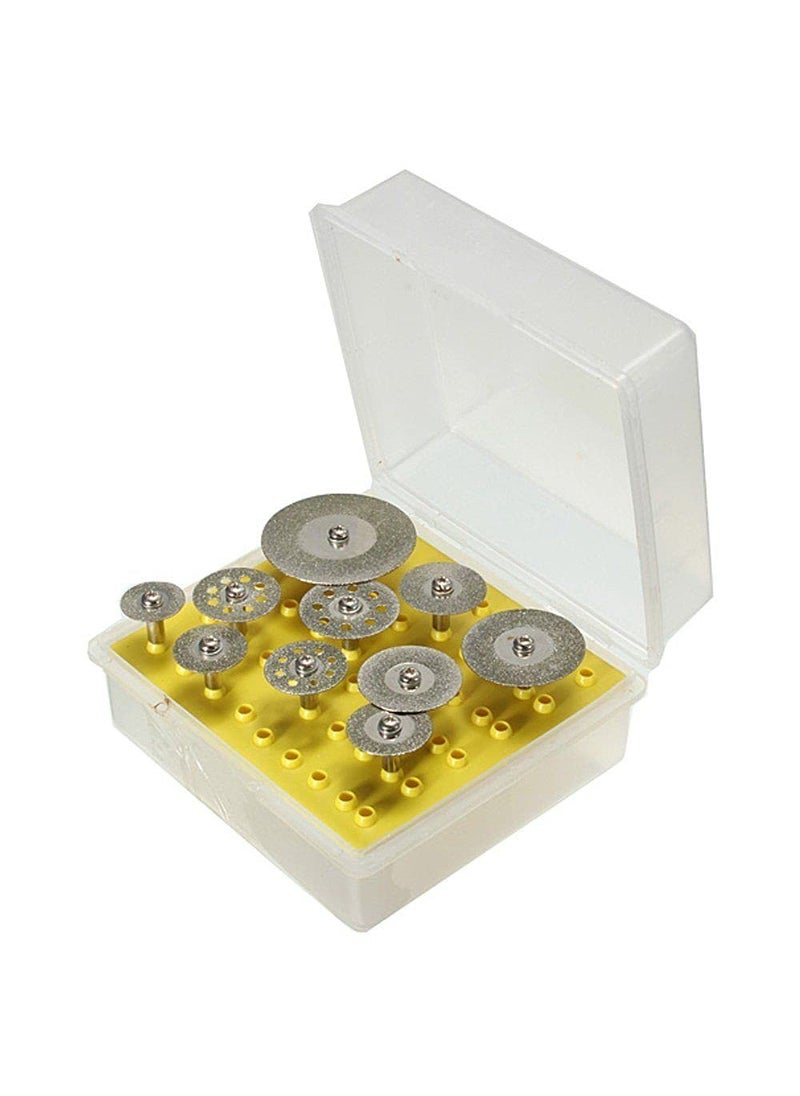 DIY Crafts Diy Crafts 11002 5862 18 Diamond Cutting Discs Cutoff Wheel Blades Set for Dremel Rotary Tool Multicolor 10 Piece  - Image 2