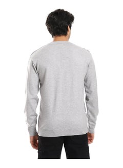 Andora Self Pattern Round Neck Pullover  - Image 3