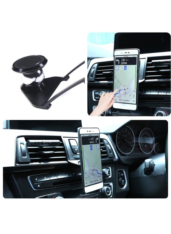 HAPPYHORSE Compatible with BMW 1 2 3 4 Series M2 M3 M4 F22 F23 F30 F31 F32 F33 F34 F35 F36 F80 F82 F83 2013-2019 Car Accessories Alumium Alloy Mobile Phone Holder Trim (Black) - Image 5