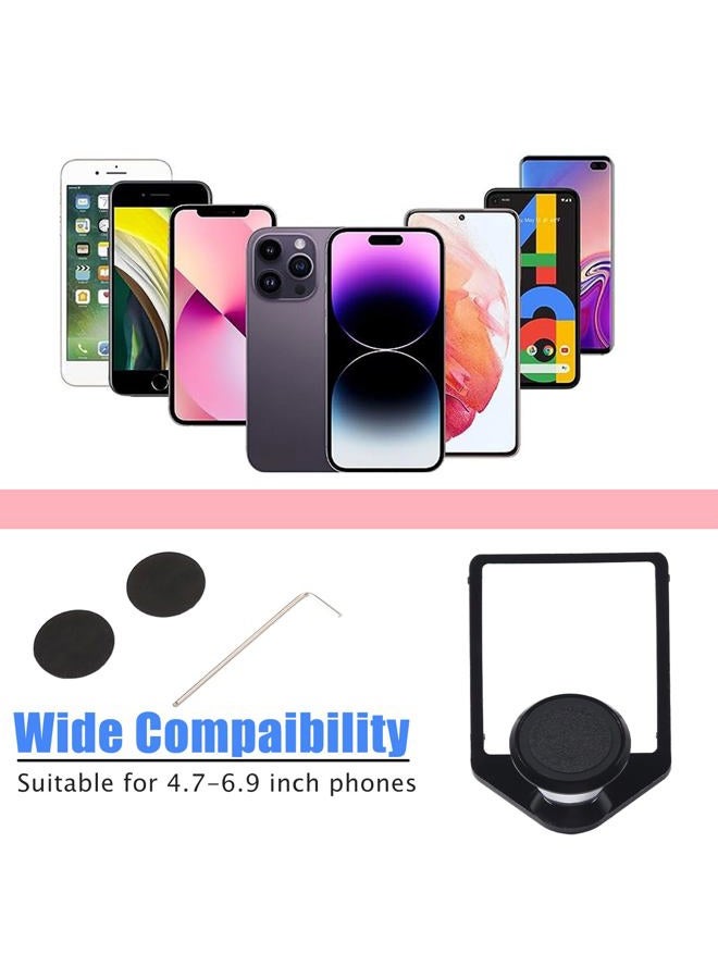 HAPPYHORSE Compatible with BMW 1 2 3 4 Series M2 M3 M4 F22 F23 F30 F31 F32 F33 F34 F35 F36 F80 F82 F83 2013-2019 Car Accessories Alumium Alloy Mobile Phone Holder Trim (Black) - Image 4