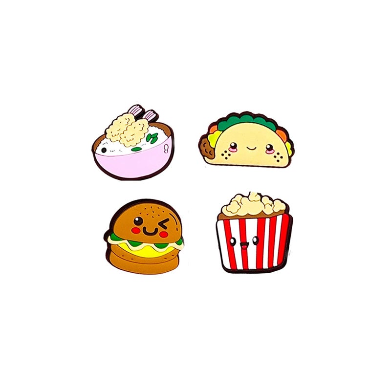 BOWNDY Cute Donuts Food Charms for Clog Shoe Decoration, Pack Food Charm for Boys Kids Teens Man Gifts - Image 5