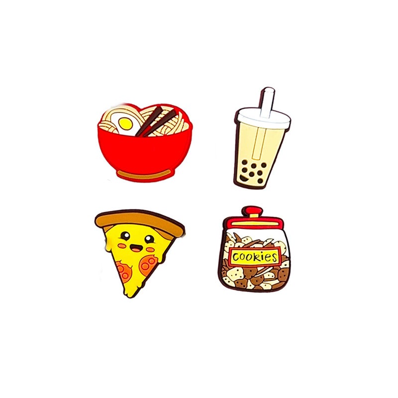 BOWNDY Cute Donuts Food Charms for Clog Shoe Decoration, Pack Food Charm for Boys Kids Teens Man Gifts - Image 3