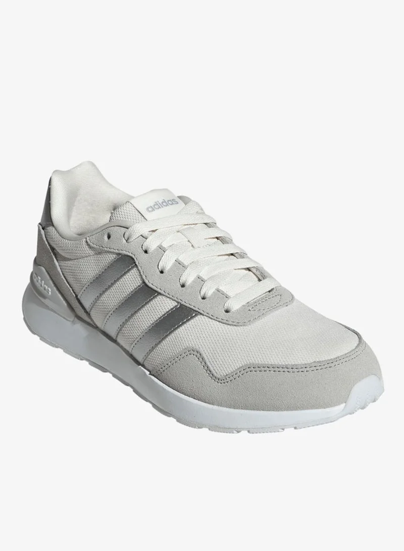 Adidas Chalk White / Silver Metallic / Grey Two Run 60s 4.0 Shoes for Women | Best Price UAE