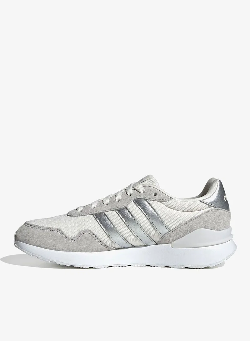 Adidas Chalk White / Silver Metallic / Grey Two Run 60s 4.0 Shoes for Women | Best Price UAE
