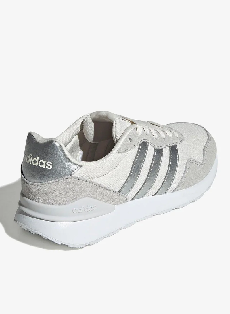 Adidas Chalk White / Silver Metallic / Grey Two Run 60s 4.0 Shoes for Women | Best Price UAE