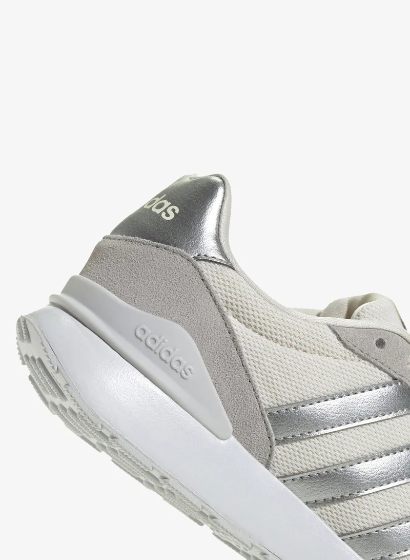 Adidas Chalk White / Silver Metallic / Grey Two Run 60s 4.0 Shoes for Women | Best Price UAE