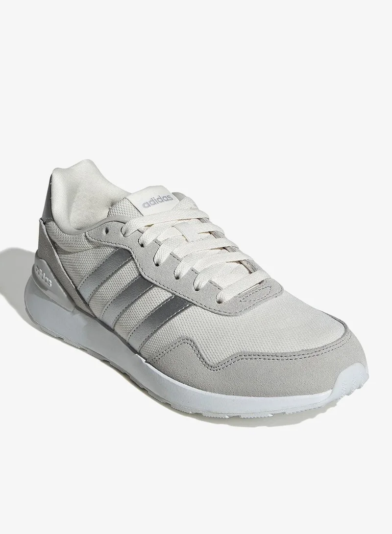 Adidas Chalk White / Silver Metallic / Grey Two Run 60s 4.0 Shoes for Women | Best Price UAE