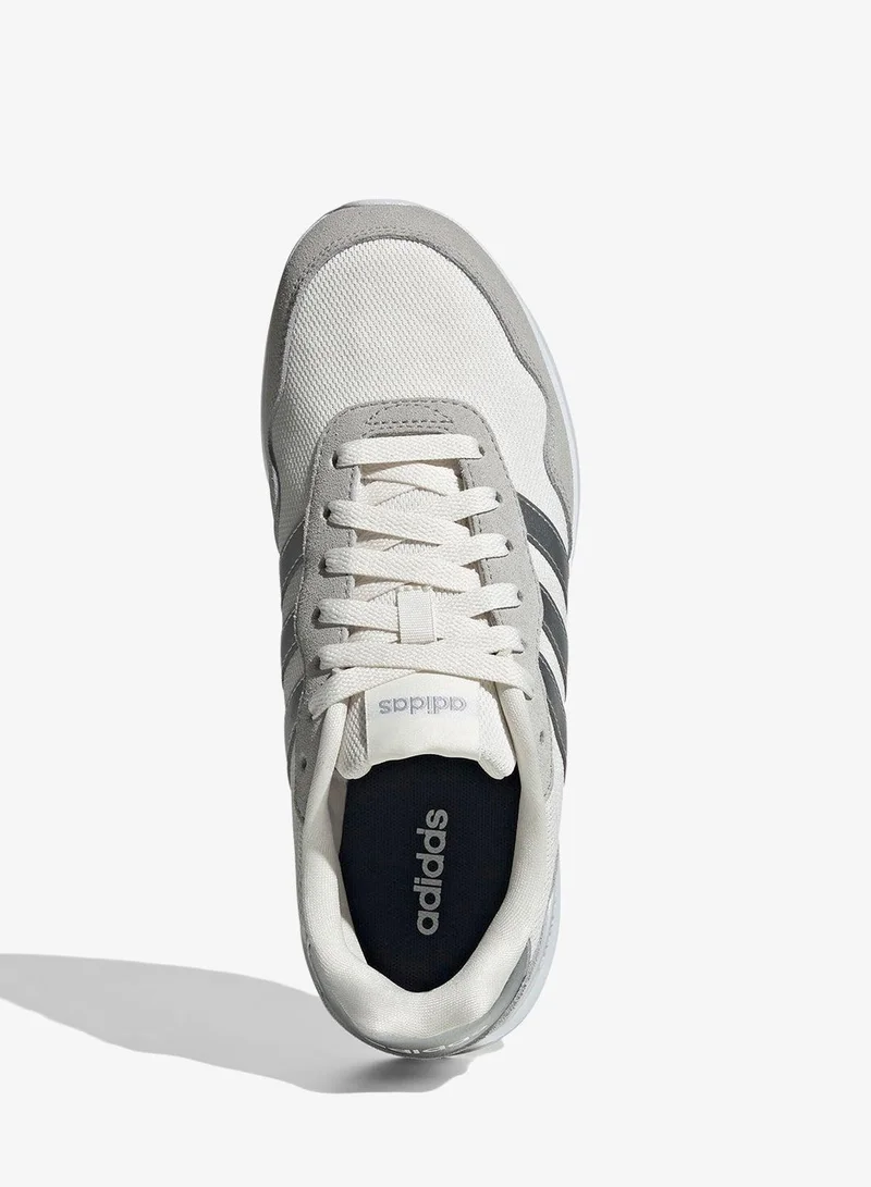 Adidas Chalk White / Silver Metallic / Grey Two Run 60s 4.0 Shoes for Women | Best Price UAE
