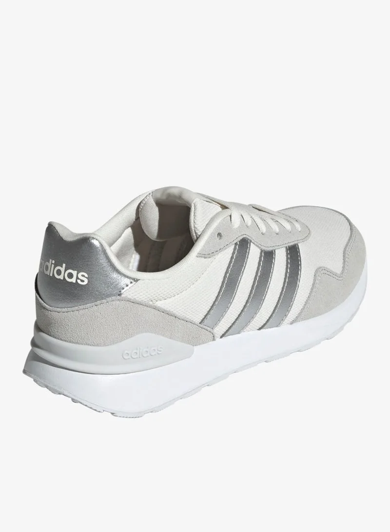 Adidas Chalk White / Silver Metallic / Grey Two Run 60s 4.0 Shoes for Women | Best Price UAE