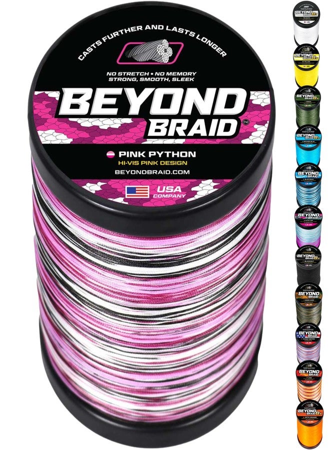 Beyond Braid Pink Python 300 Yards 30LB - Image 1
