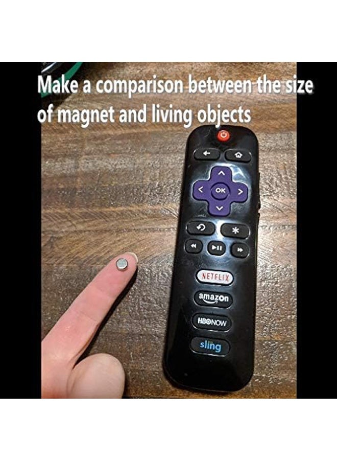 60pcs Small Magnets,Round for Refrigerator , Cylinder, Fridge , Office , Whiteboard , Durable Little Miniature Tiny Mini for Crafts - Image 3