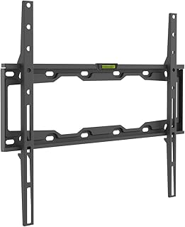 Barkan Barkan TV Wall Mount, 19-65 inch Fixed, Flat/Curved Screen Bracket, Holds up to 110 lbs, Auto Lock Patented, Lifetime  - Image 1