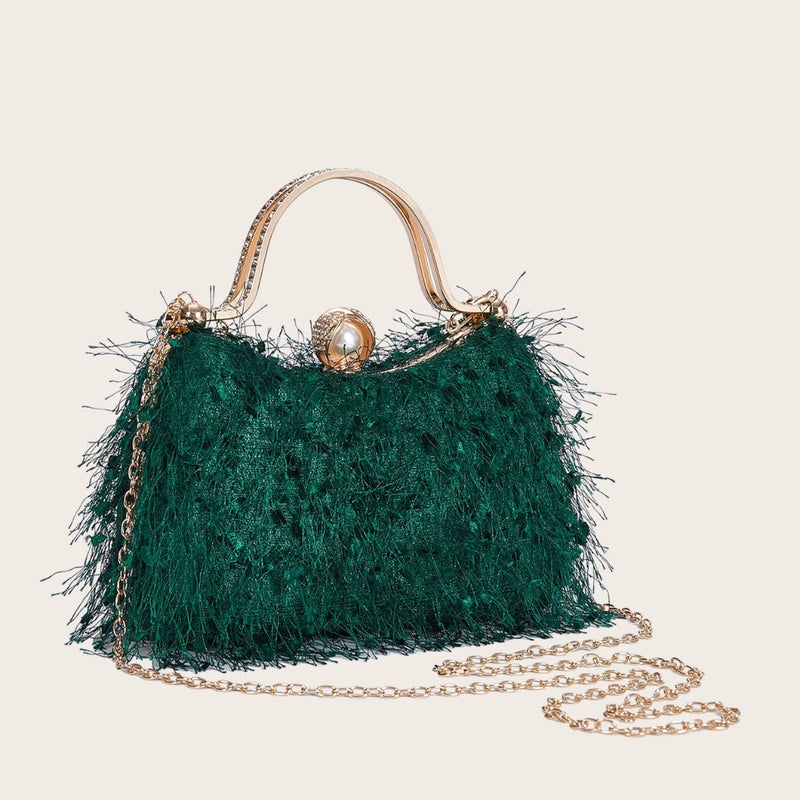 New Popular Tassel Versatile Bag Women'S Bag New Versatile Crossbody Shoulder Bag Wedding Bag Clutch Bag - Image 4