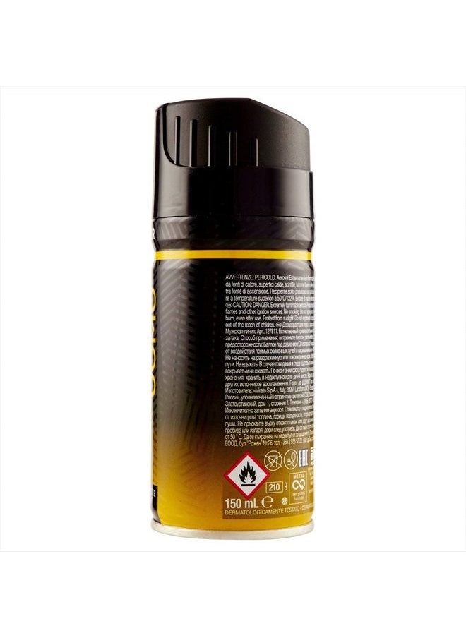 Malizia - Uomo Amber Deodorant Spray 150 Ml / 5 Oz. - Image 1