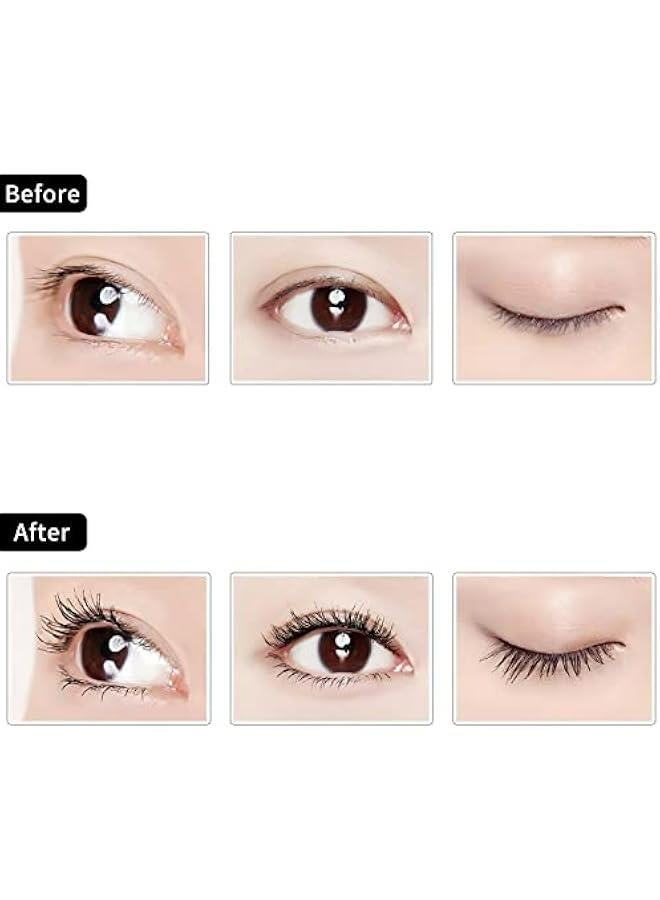 Dazzling Rhinestone Eyelash Curlers Stainless Steel for All Eye Shapes - White Curved Lash Curler - Image 3