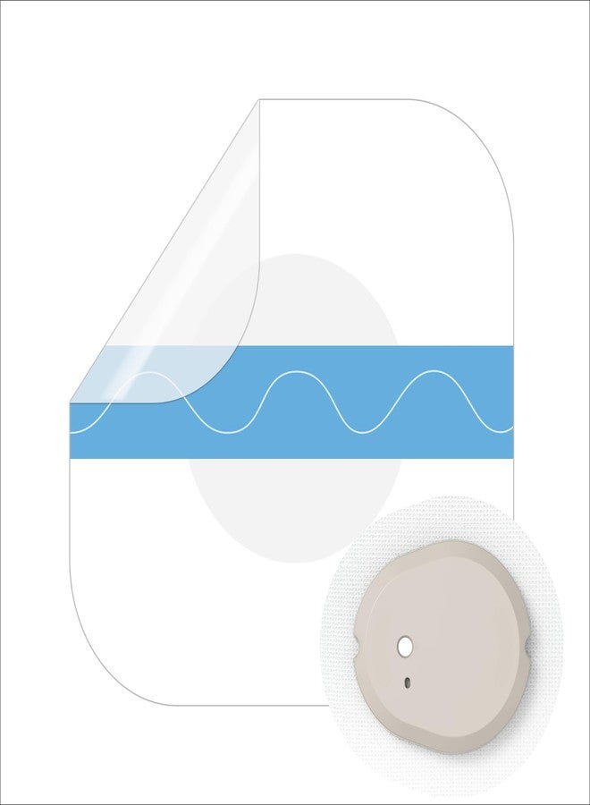 luanerl Dexcom g7 Over Patches Waterproof Full Coverage 100 Pack Breathable & Transparent G7 Overpatch Tape Long Lasting to 10 Days - Image 1