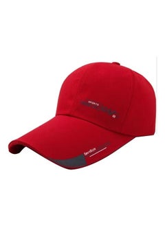 Casual Snapback Cap Red