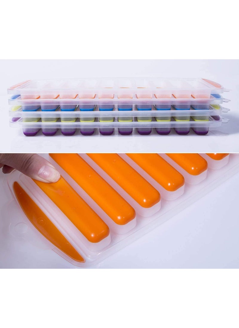 Pass Pass passpass Silicone Ice Stick Cube Trays, Water Bottle Ice Stick Tray Ice Cube Tray with Easy Push and Pop Out Material (Pack of-2)  - Image 2