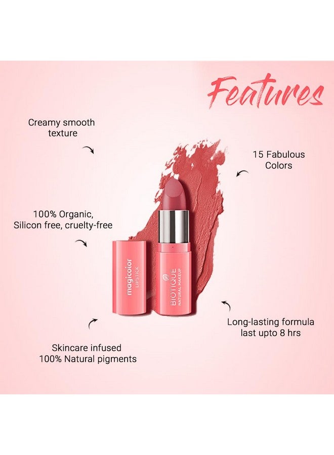 Biotique أحمر شفاه بيولوجيكي ميجيكولور الطبيعي، قبلة الشتاء - Image 2