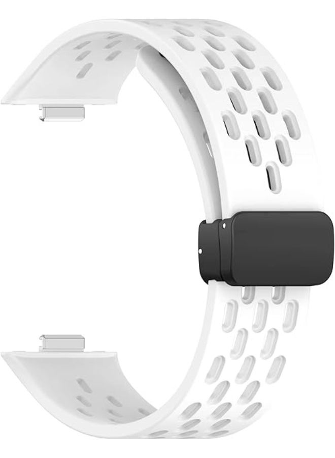 Silicone Band For Huawei Watch Fit 4 Pro/Fit 4/ Fit 3 Strap Smart Watch Magnetic Buckle Soft Bracelet For Huawei Watch Fit 3 / Fit4 Sports Wristband Watchband  - Image 2