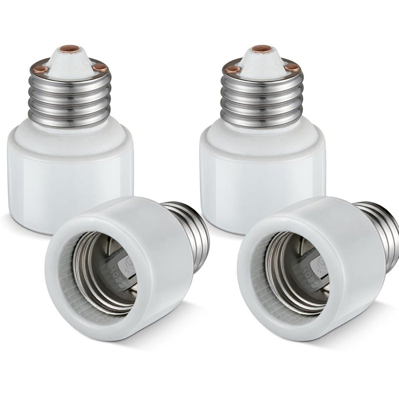 EMNOOTI Light Socket Extender,Porcelain Socket Extension Adapter,E26 to E26 Standard Medium Screw Bulb Socket Extender Adapter,Recessed Socket Extension Converters - Image 1