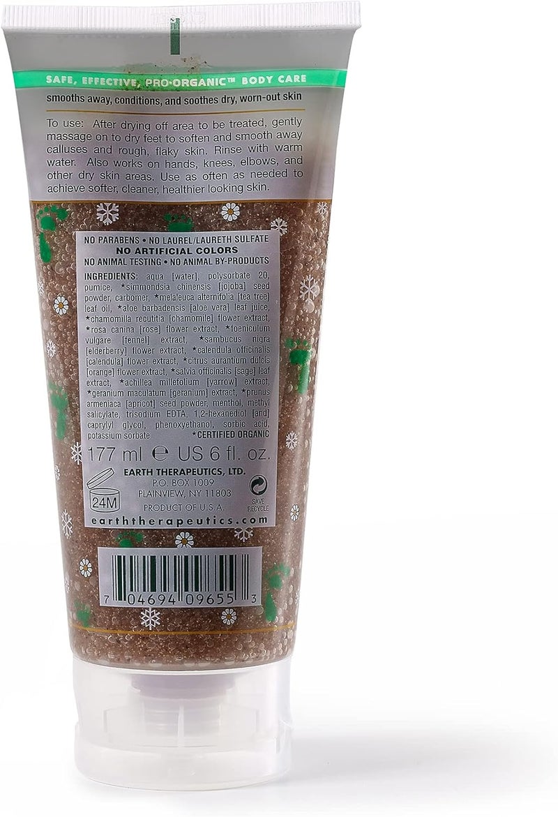 Earth Therapeutics Tea Tree Oil Cooling Foot Scrub - 6 Fl. Oz. (177 ml) - Image 2