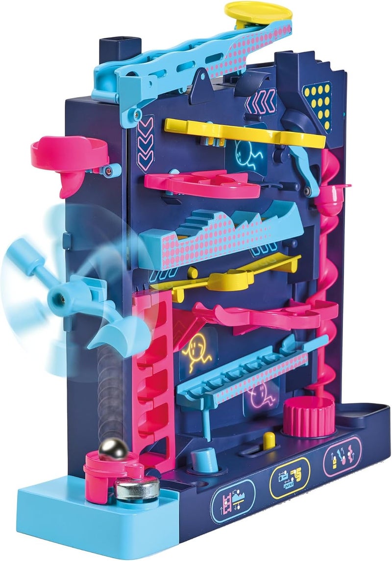 TOMY Screwball Scramble Level Up Game - Vertical Marble Maze Challenge - Image 2