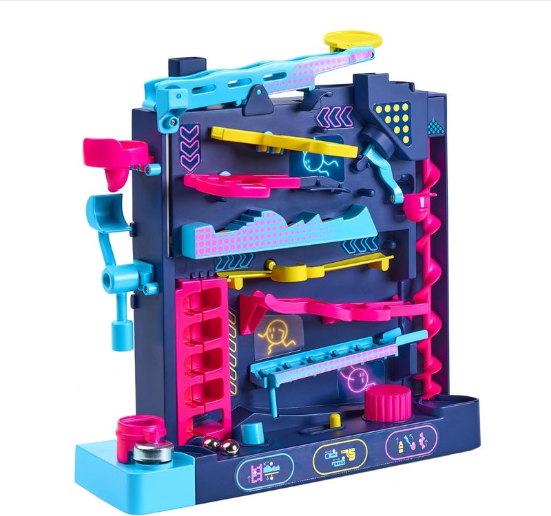 TOMY Screwball Scramble Level Up Game - Vertical Marble Maze Challenge - Image 1