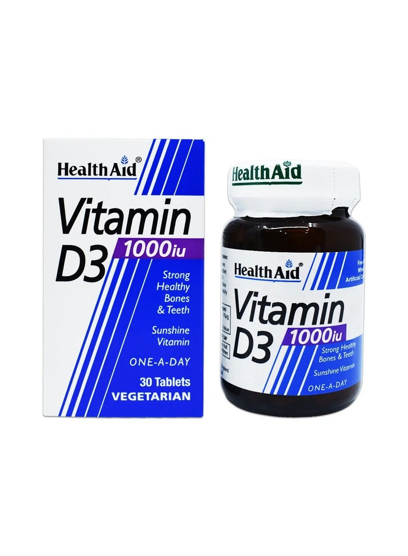 General HealthAid Vitamin D3 1000 IU Tablets (30s) 