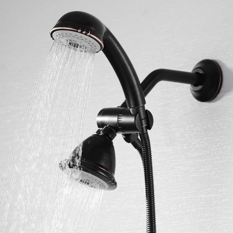 Bestill Wall Mounted 6 Inch Extension Shower Head Arm, Shower Arm and Flange Included, Oil Rubbed Bronze - Image 3