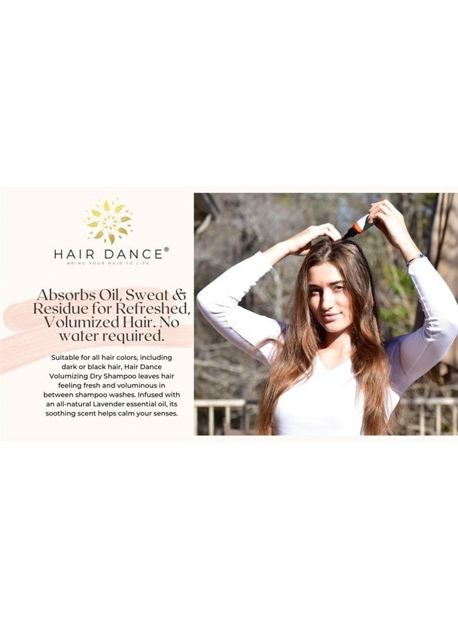 Hair Dance - Dry Shampoo Volume Powder. Natural and Organic Ingredients. For Blonde and Dark Hair. Lavender Oil Scented. - Image 1