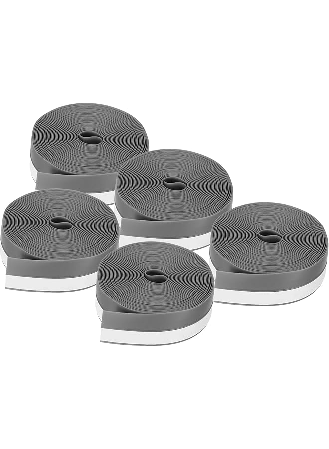 The Bros Adjustable Door Draft Stopper Seal Strip, Under Door Draft Blocker, Waterproof Bottom Seal Strip for Soundproofing, 5M Length - 35mm - Image 1