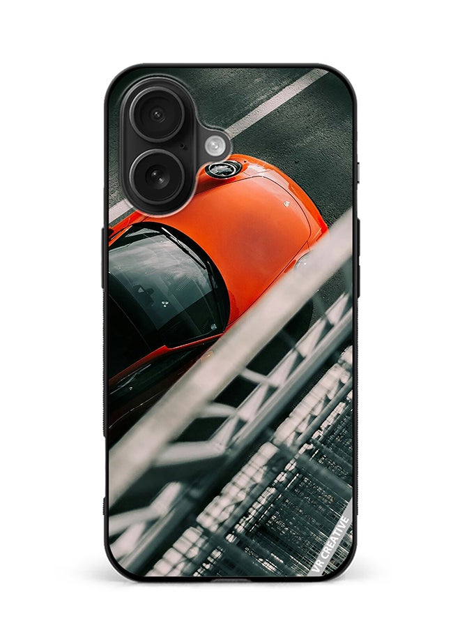 VR CREATIVE Protective Case Cover For Apple iPhone 16 Plus Car Design Multicolour