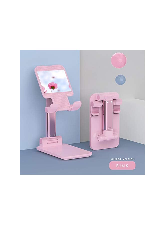 HEYPORK Phone Holder for Desk Foldable Adjustable Mobile Phone Stand for Bed Compatible with iPhone Mini ipad Tablet PC - Image 2