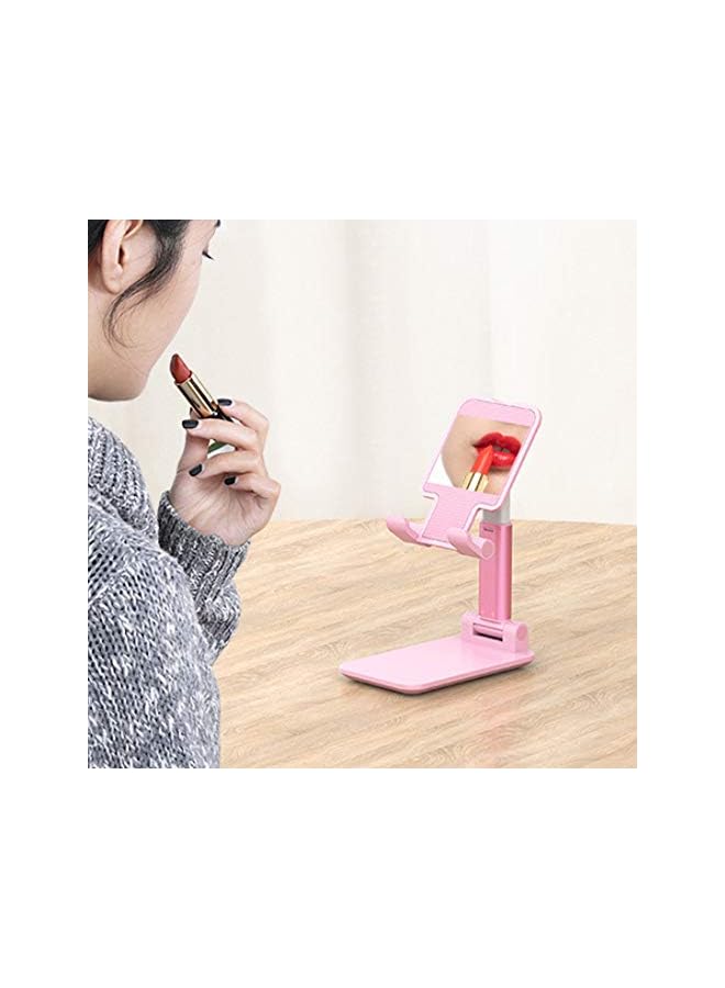 HEYPORK Phone Holder for Desk Foldable Adjustable Mobile Phone Stand for Bed Compatible with iPhone Mini ipad Tablet PC - Image 3