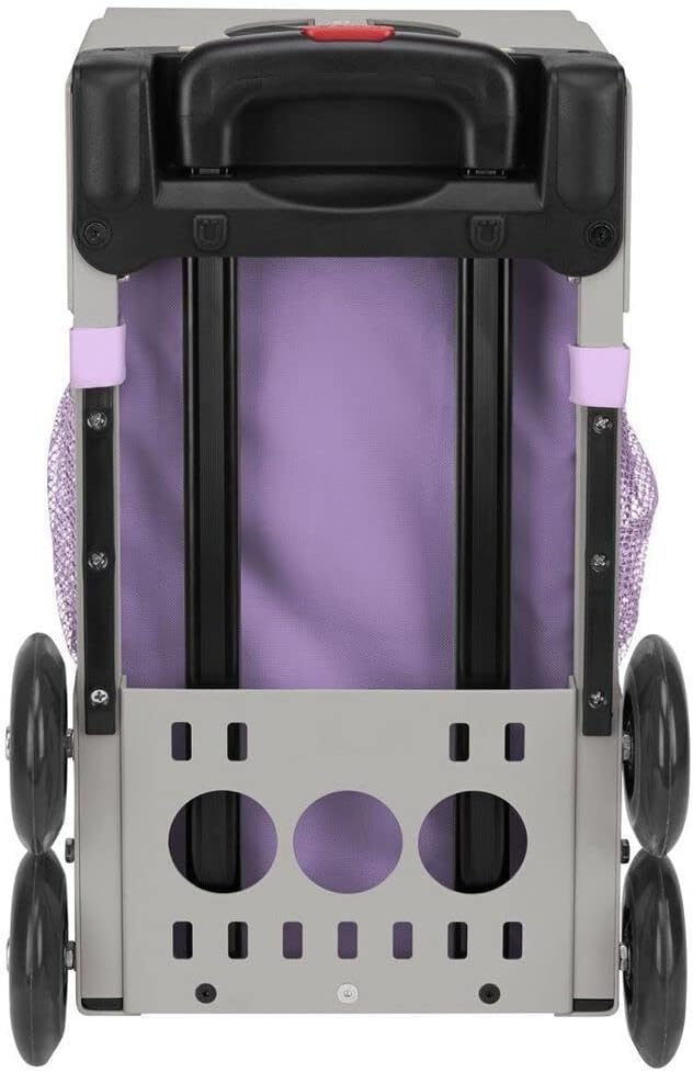 Zuca Unicorn Sport Insert Bag and Gray Frame with Flashing Wheels - Image 5