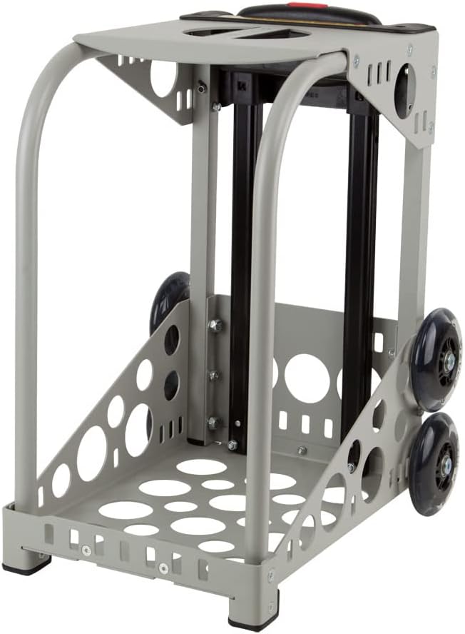 Zuca Unicorn Sport Insert Bag and Gray Frame with Flashing Wheels - Image 3