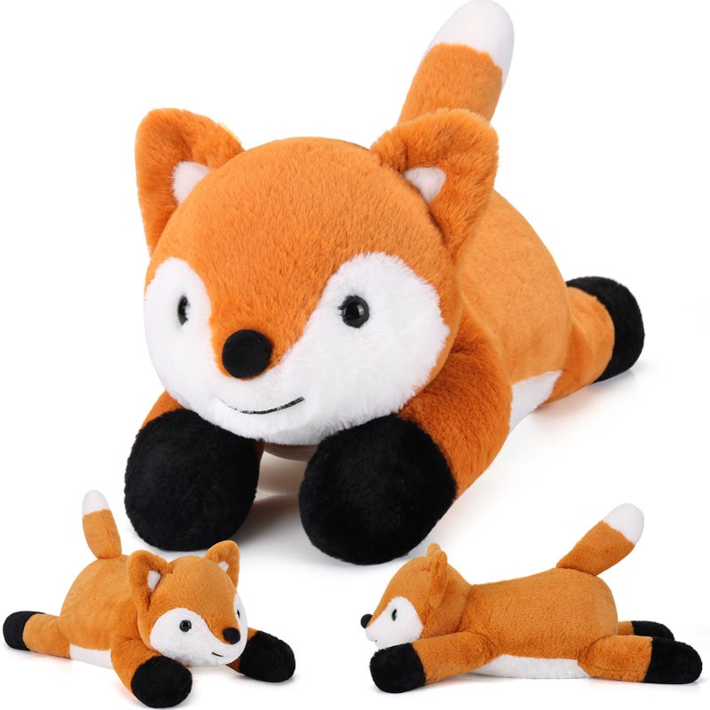 gnomantic Fox Weighted Stuffed Animals 28 Inch 50 Pounds Weighted Plushies Fox Large Plush Stuffed Animals Pillow Cute Plush Toys Gifts for Kids Adults - Image 3