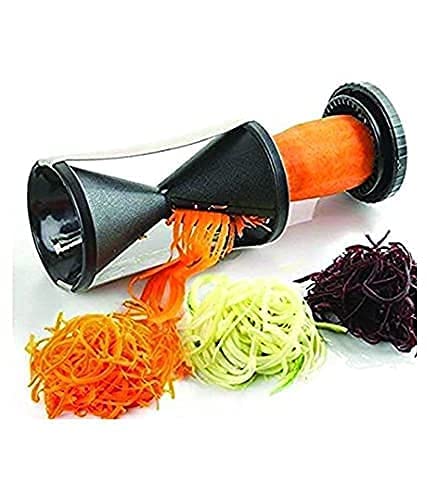 PANDU PlasticStainless Steel Vegetable Spiral Slicer Kitchen Cutter Tools Multi Color  - Image 1