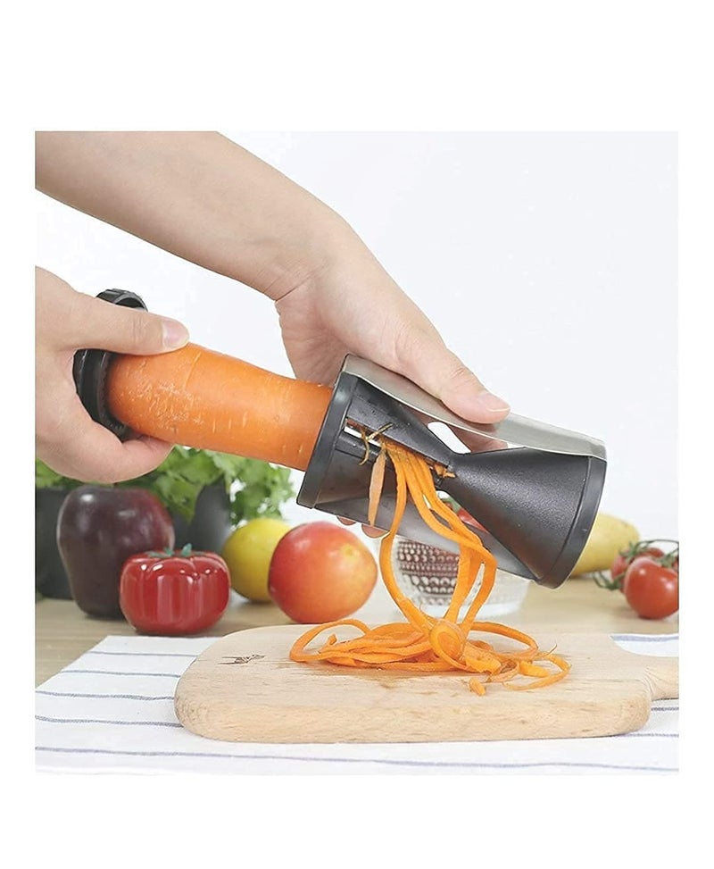 PANDU PlasticStainless Steel Vegetable Spiral Slicer Kitchen Cutter Tools Multi Color  - Image 3