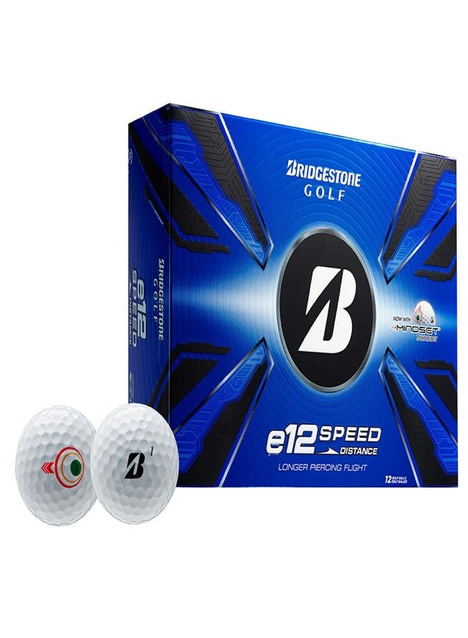 Bridgestone Golf e12 Speed White - Image 1