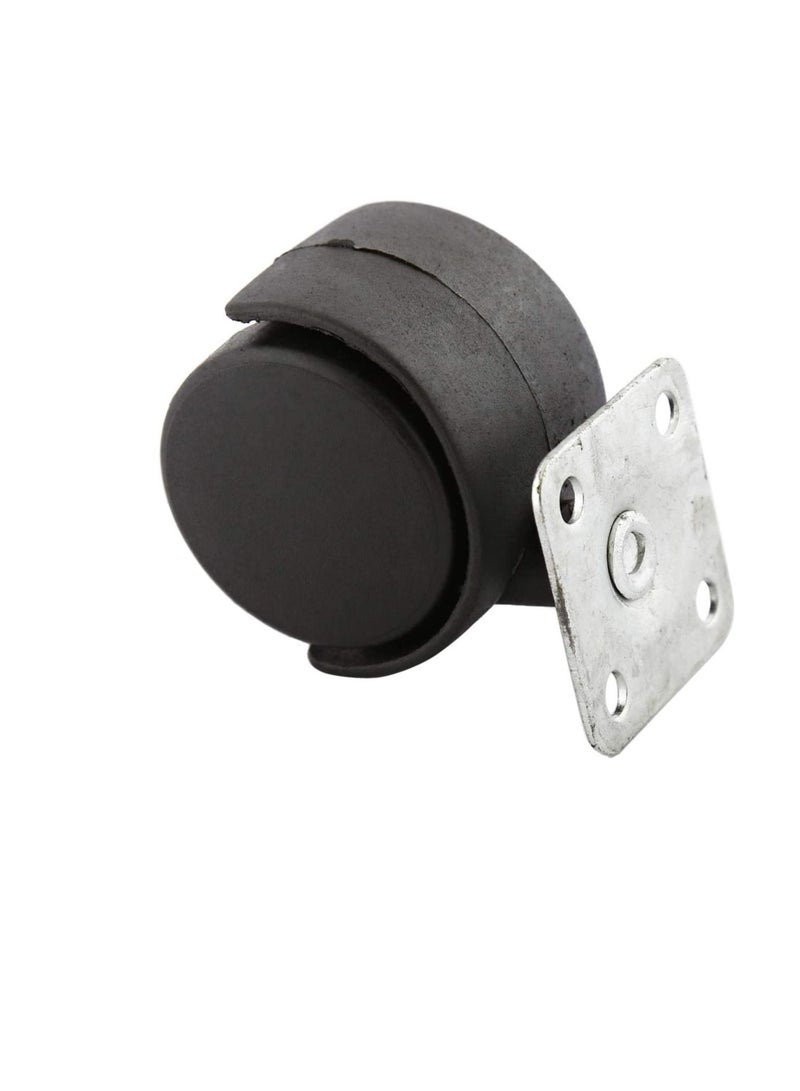 عجل عجل بلاستيك مزدوج مع صحن (طقم من 4 قطع) - Image 2