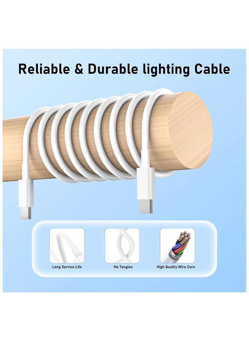 GUDOO - USB C to USB C Charger Cable 60W, for Apple iphone 15 Charger Cable 1.8M, Fast Charging Type C Lead for iphone 15/Plus/Pro/Pro Max, for MacBook Pro 2021, for iPad Pro/iPad Air/iPad Mini - Image 1